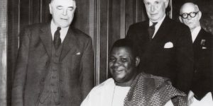 Chief Festus Samuel Okotie-Eboh, currency signing